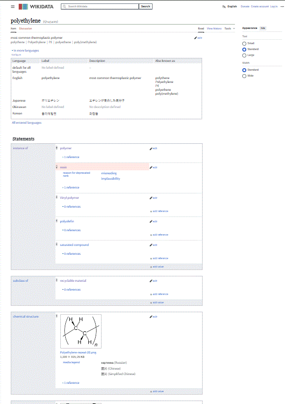 wikidata_polyethylene